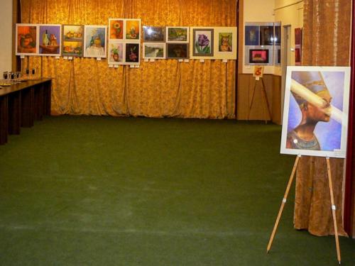 výstava obrazů v muzeu Lipová 2009